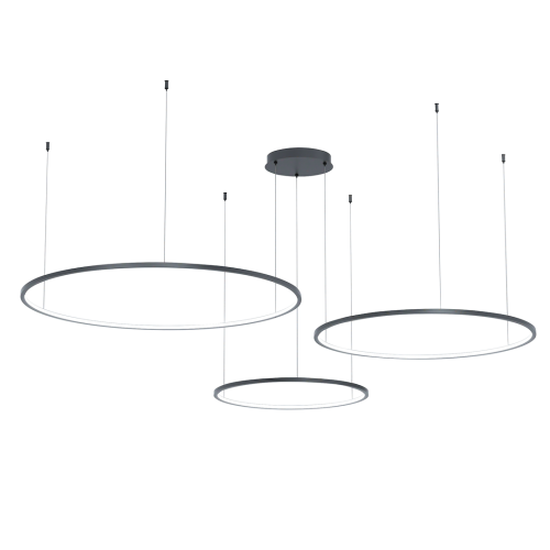 Lampa wisząca Saturno Black 100W LED ML0846 Milagro