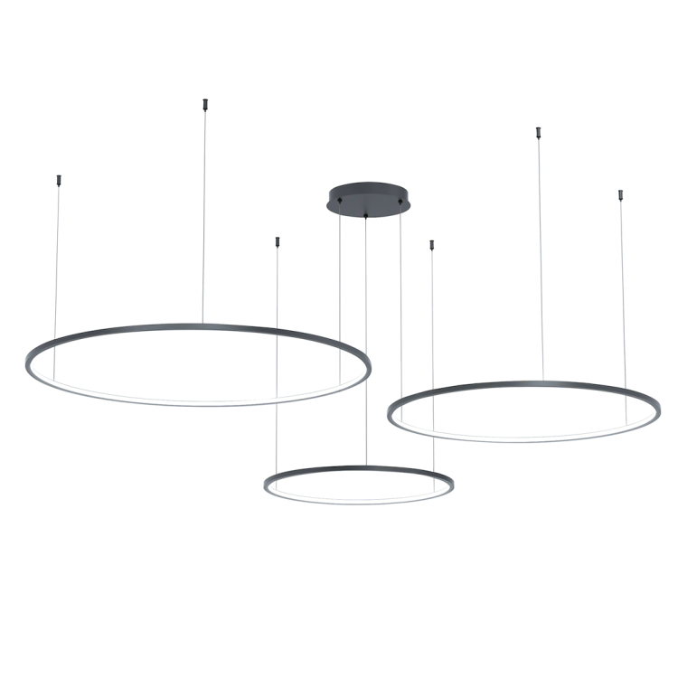 Lampa wisząca Saturno Black 100W LED ML0846 Milagro