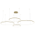 Lampa wisząca Saturno Gold 120W LED ML0849 Milagro