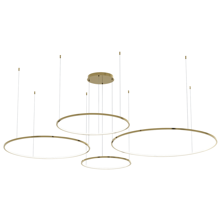 Lampa wisząca Saturno Gold 120W LED ML0849 Milagro
