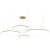 Lampa wisząca Saturno Gold 120W LED ML0849 Milagro