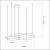 Lampa wisząca ELEGANCE 72W LED ML0997 Milagro