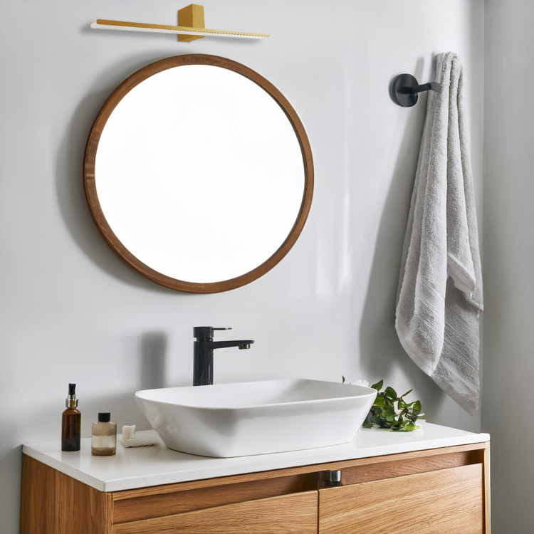 Kinkiet Artemis Gold 13,8W LED 60cm 4000K IP44 ML1022 Milagro