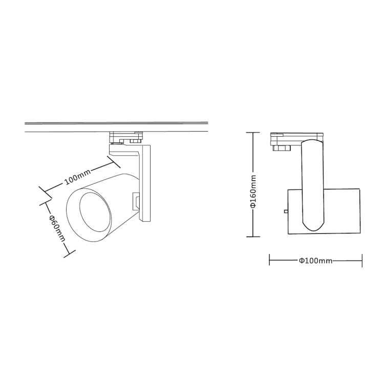 Reflektor Timor 10W 2700/4000K Biały 3 Obwodowy ML1114 Milagro