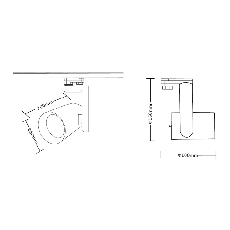 Reflektor Timor 10W 2700/4000K Czarny 3 Obwodowy ML1115 Milagro