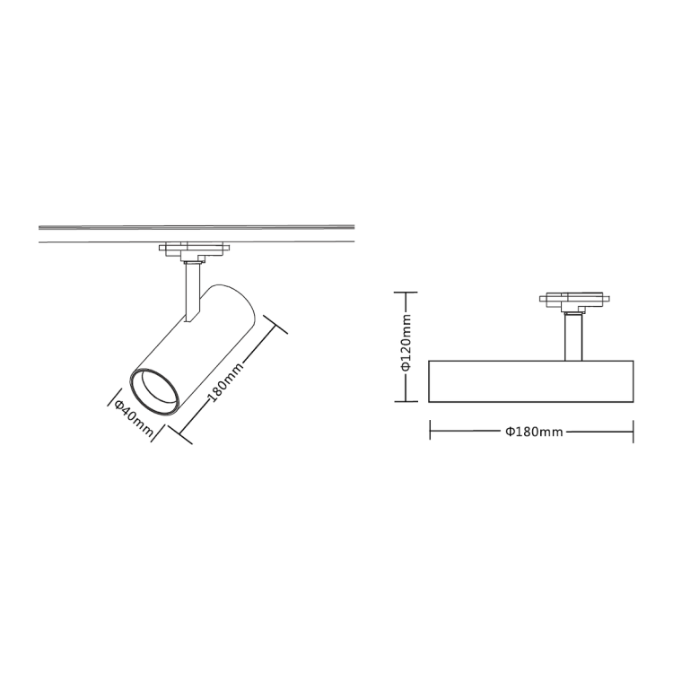 Reflektor Magro 7W 2700/4000K Biały 1 Obwodowy ML1118 Milagro