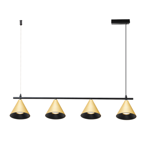 Lampa Wisząca Cone Złoty 4xGU10 ML1125 Milagro