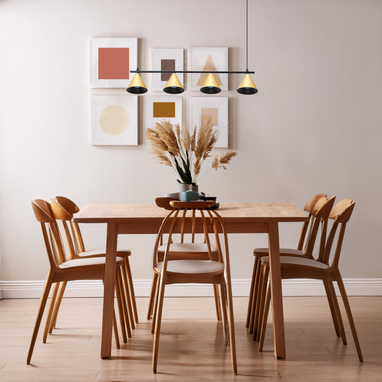 Lampa Wisząca Cone Złoty 4xGU10 ML1125 Milagro