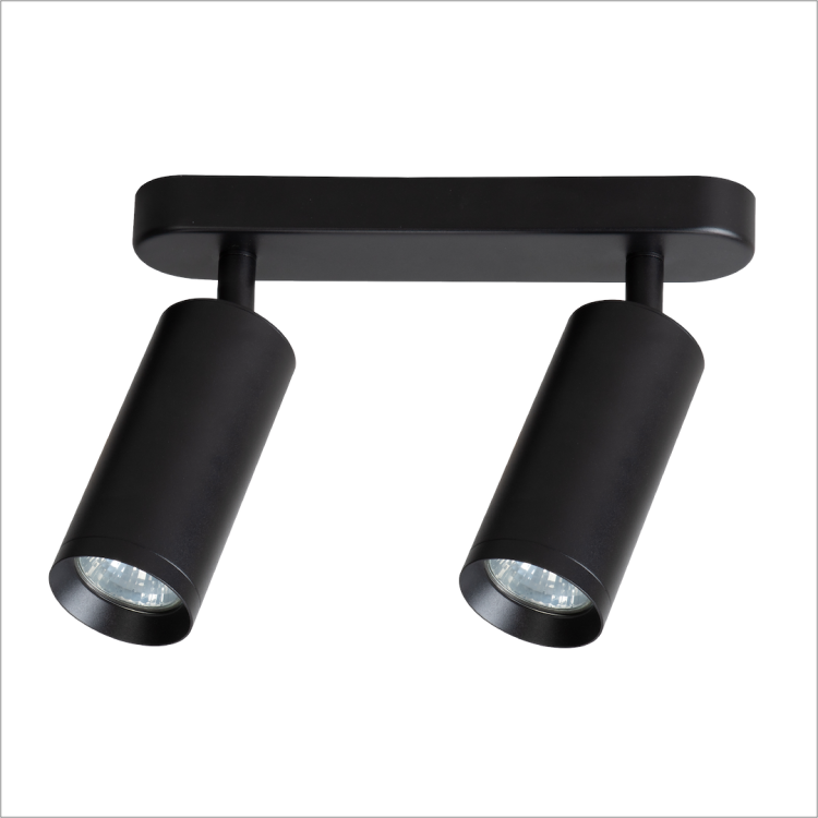 Oprawa Mica Spot Czarny 2xGU10 ML1144 Milagro