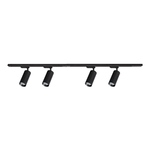 Zestaw Mica Track Czarny 4xGU10 1,5m ML1150 Milagro Szynoprzewód Szyna