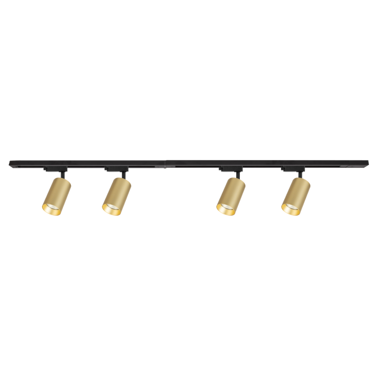 Zestaw Pipe Track Złoty 4xGU10 1,5m ML1167 Milagro Szynoprzewód Szyna