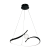 Lampa wisząca PERLA BLACK 34W LED ML1177 Milagro