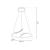 Lampa wisząca PERLA BLACK 34W LED ML1177 Milagro