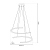Lampa wisząca DOUBLEMOON 30W LED ML1178 Milagro