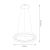 Lampa wisząca GRAVITY 36W LED ML1183 Milagro