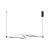 Lampa wisząca TWISTER 56W LED ML1189 Milagro