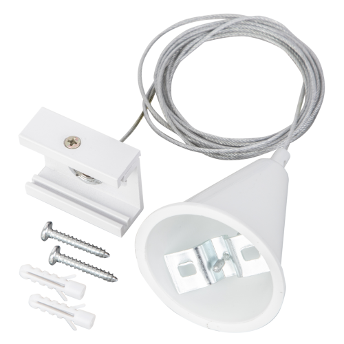 Zawiesie Prowadnica Track Biały 3-Obwodowy ML1196 Milagro