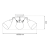 Lampa sufitowa PIREUS 3xE27 ML1275 Milagro