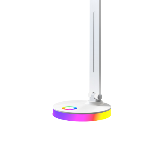 Lampka biurkowa Bruno White 5W LED RGB ML1629 Milagro