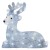 Jeleń świąteczny bożonarodzeniowy leżący 40 LED 31cm CW Timer DCFC06 Emos 230V IP44 2,1W Boże Narodzenie ozdoba świecąca dekoracja figurka na święta świąteczna elektryczna stroik zimny biały