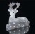 Jeleń świąteczny bożonarodzeniowy leżący 40 LED 31cm CW Timer DCFC06 Emos 230V IP44 2,1W Boże Narodzenie ozdoba świecąca dekoracja figurka na święta świąteczna elektryczna stroik zimny biały