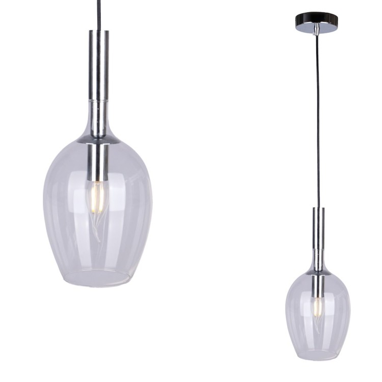 Lampa wisząca TANGO CLEAR 1xE14 ML6163 Milagro