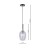 Lampa wisząca TANGO CLEAR 1xE14 ML6163 Milagro