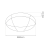 Plafon BOB 24W LED O390 mm ML6391 Milagro
