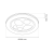 Plafon BUBBLES 24W O390 mm ML6392 Milagro