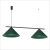 Lampa wisząca CAPITAL BLACK/GREEN 2XGX53 MLP1529 Milagro