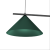 Lampa wisząca CAPITAL BLACK/GREEN 2XGX53 MLP1529 Milagro