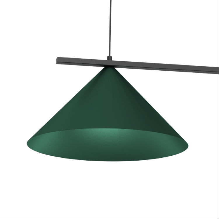 Lampa wisząca CAPITAL BLACK/GREEN 2XGX53 MLP1529 Milagro