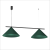Lampa wisząca CAPITAL BLACK/GREEN 2XGX53 MLP1529 Milagro