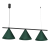 Lampa wisząca CAPITAL BLACK GREEN 3XGX53 MLP1530 Milagro