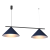 Lampa wisząca CAPITAL BLACK/NAVY BLUE 2XGX53 MLP1531 Milagro