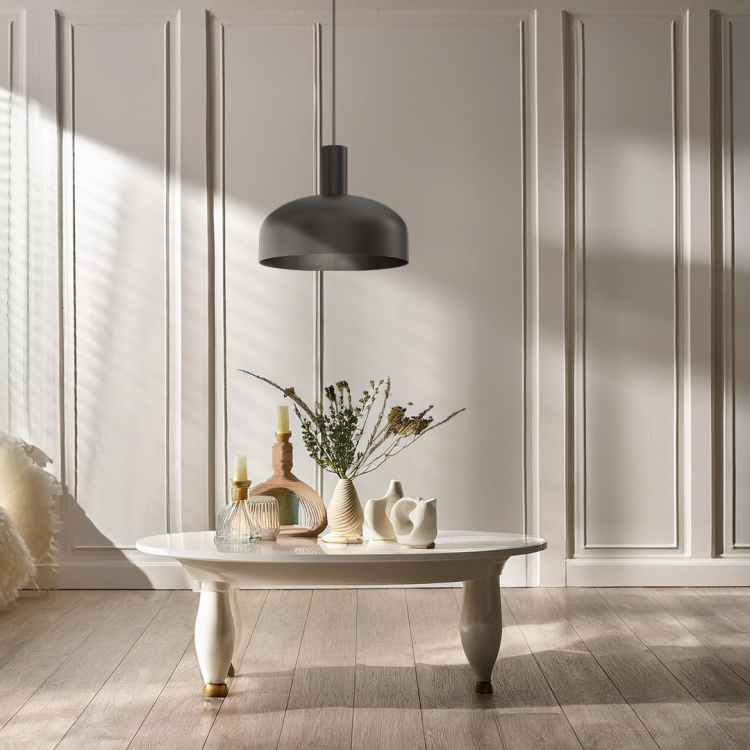 Lampa wisząca VISBY BLACK 1xE27 MLP1553 Milagro