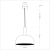 Lampa wisząca VISBY KRAEMOWA 1xE27 MLP1554 Milagro