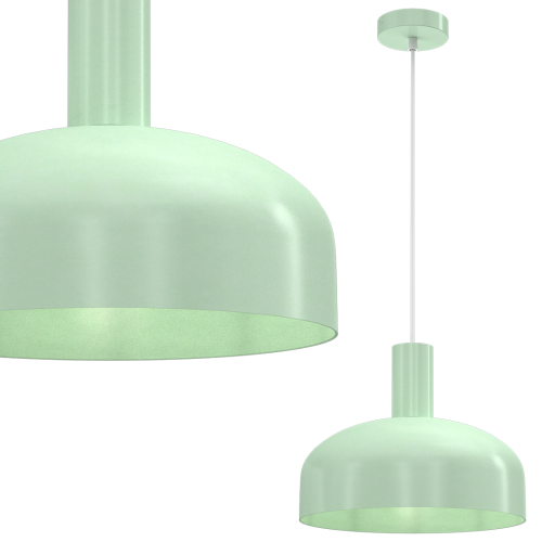 Lampa wisząca VISBY MIĘTOWY 1xE27 MLP1555 Milagro