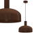 Lampa wisząca VISBY CZEKOLADOWY 1xE27 MLP1557 Milagro