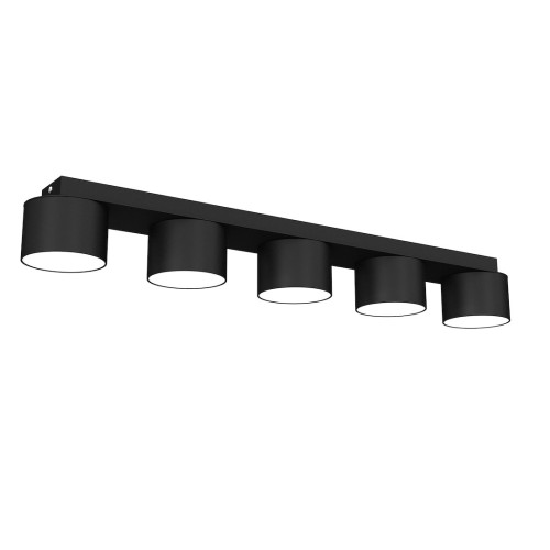 Lampa sufitowa DIXIE Black  5xGX53 MLP7547 Milagro