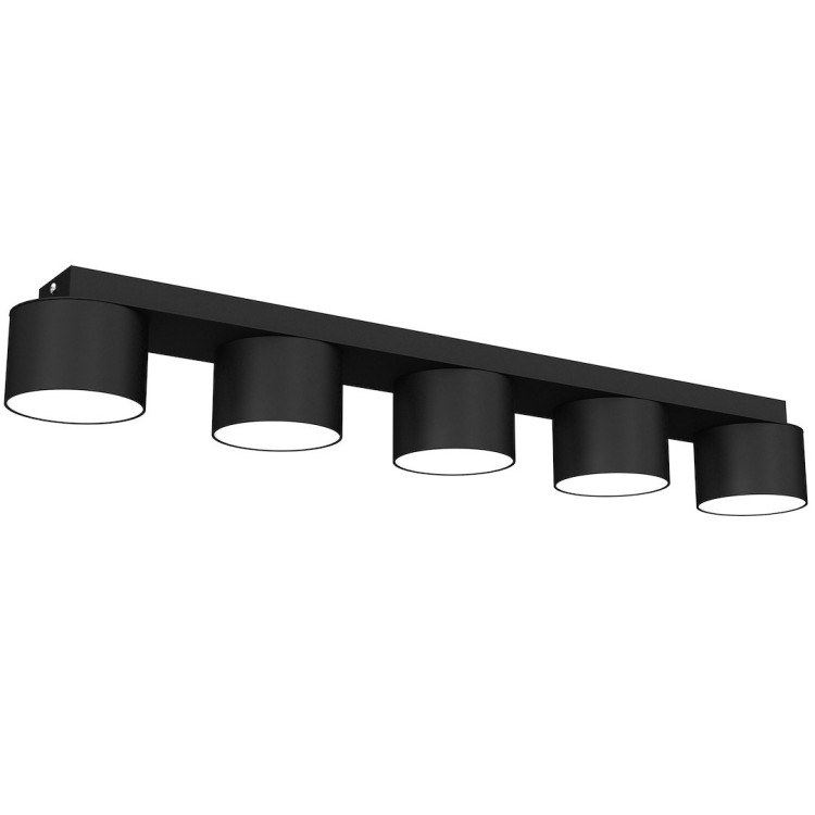 Lampa sufitowa DIXIE Black  5xGX53 MLP7547 Milagro