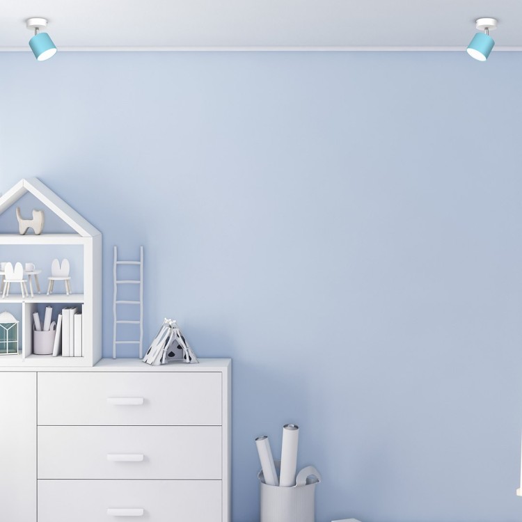 Kinkiet DIXIE BLUE/WHITE 1xGX53 MLP7604 Milagro