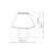 Lampka nocna FIFI WHITE 1xE27 MLP8879 Milagro