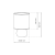 Lampka nocna VICKY WHITE 1xE27 MLP8900 Milagro