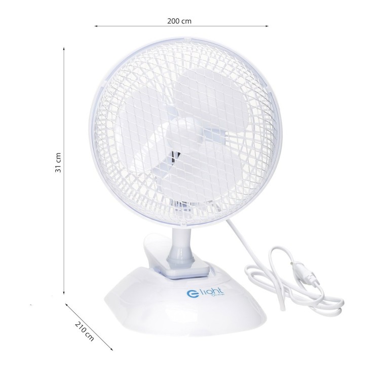 WENTYLATOR STOŁOWY EKO-LIGHT 6'' 2in1 BIAŁY EKW517 Eko-Light