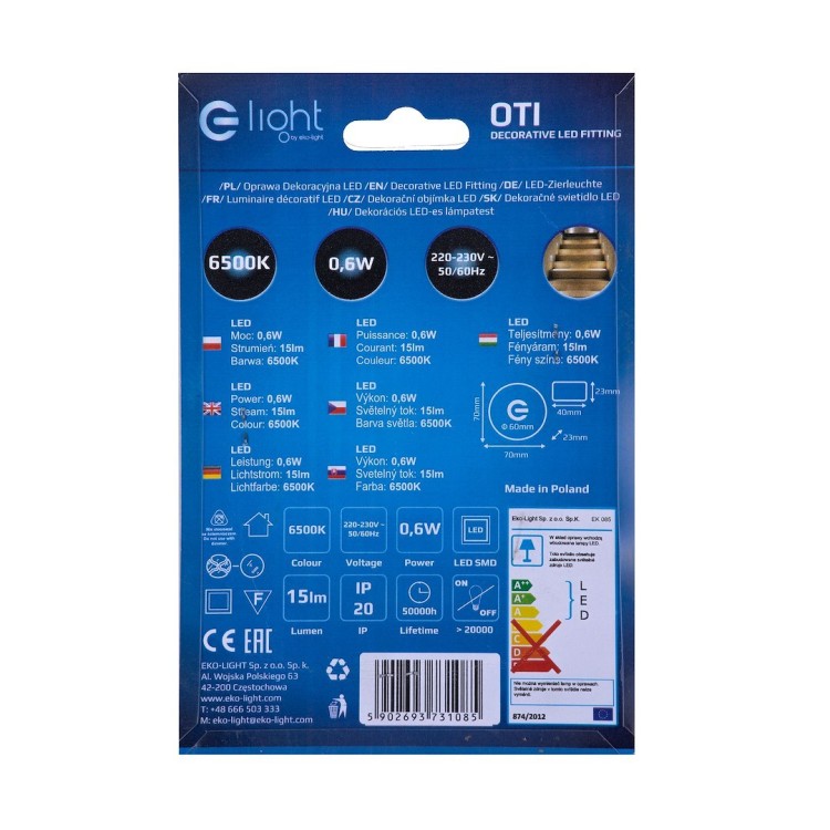 OTI Barwa Zimna 6500K EKS1085 Eko-Light