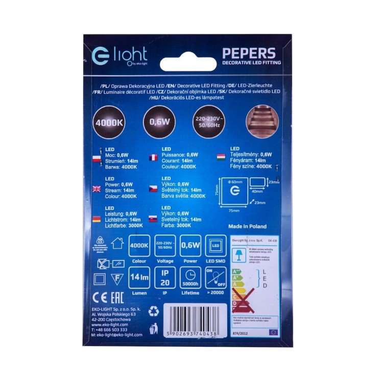 PEPERS Barwa Zimna 6500K EKS0941 Eko-Light
