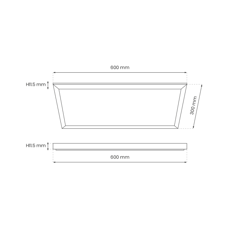 Panel LED 30x60 - 24W EKP1812 Eko-Light