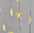 Kurtyna świetlna sople gwiazdki świąteczna bożonarodzeniowa migające 30 LED 120x90cm WW DCGW01 Emos timer 230V IP44 2,4W Boże Narodzenie ozdoba świecąca dekoracja na święta świąteczna elektryczna stroik wiszący girlanda na okno gwiazdy ciepły biały