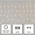 Kurtyna świetlna sople świąteczna bożonarodzeniowa migające 300 LED 5x0,7m WW D4CW02 Emos timer pilot 230V IP44 6W Boże Narodzenie ozdoba świecąca dekoracja na święta świąteczna elektryczna stroik wiszący girlanda na okno ciepły biały